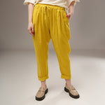 Pantaloni lejeri din in