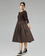 Rochie Plisată La Talie