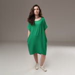 Rochie_Viscoza_Vaporoasa_Verde