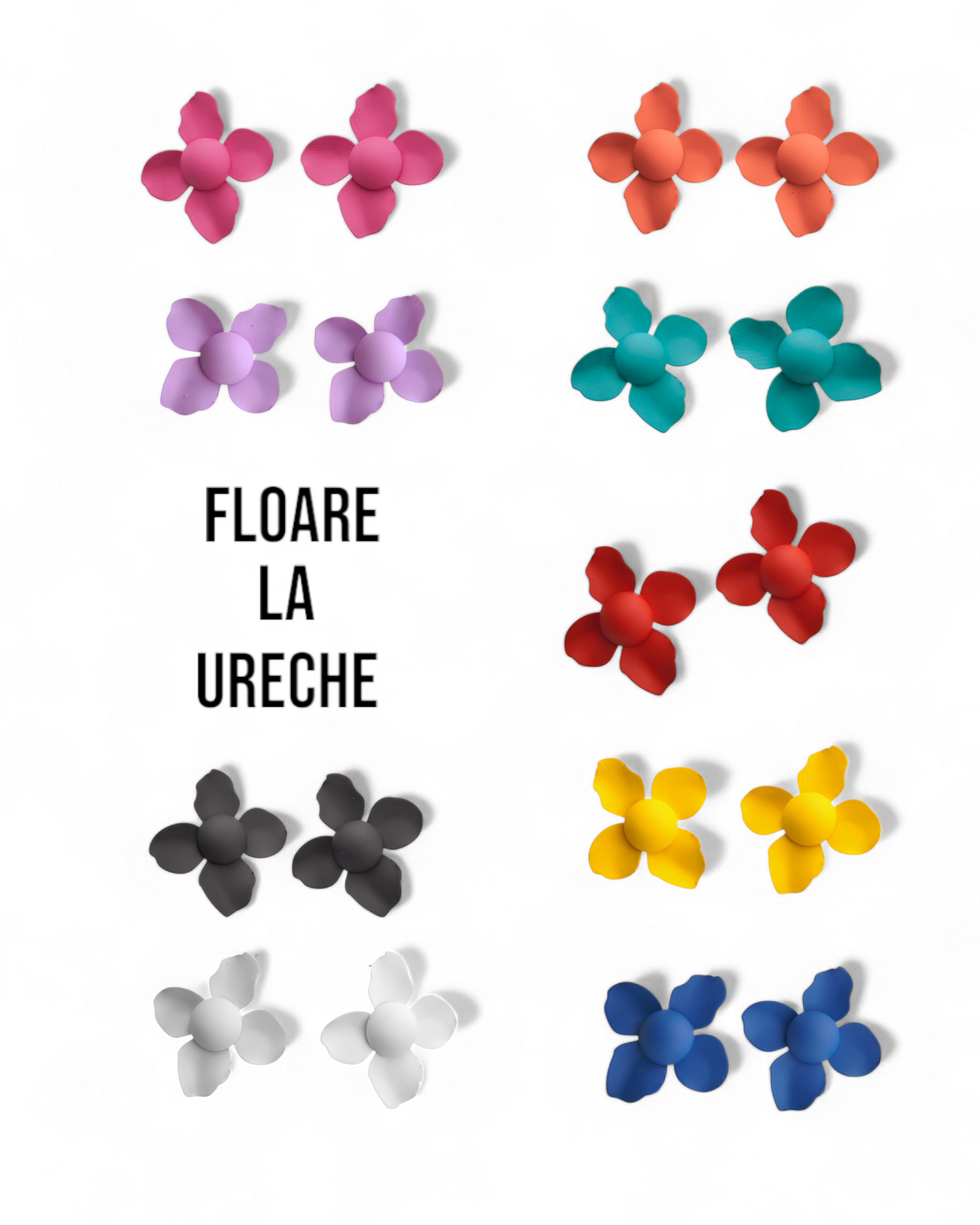 Cercei Floare cu Petale