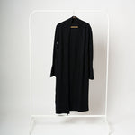 Cardigan Lung din Tricot Subțire cu Mâneci Evazate