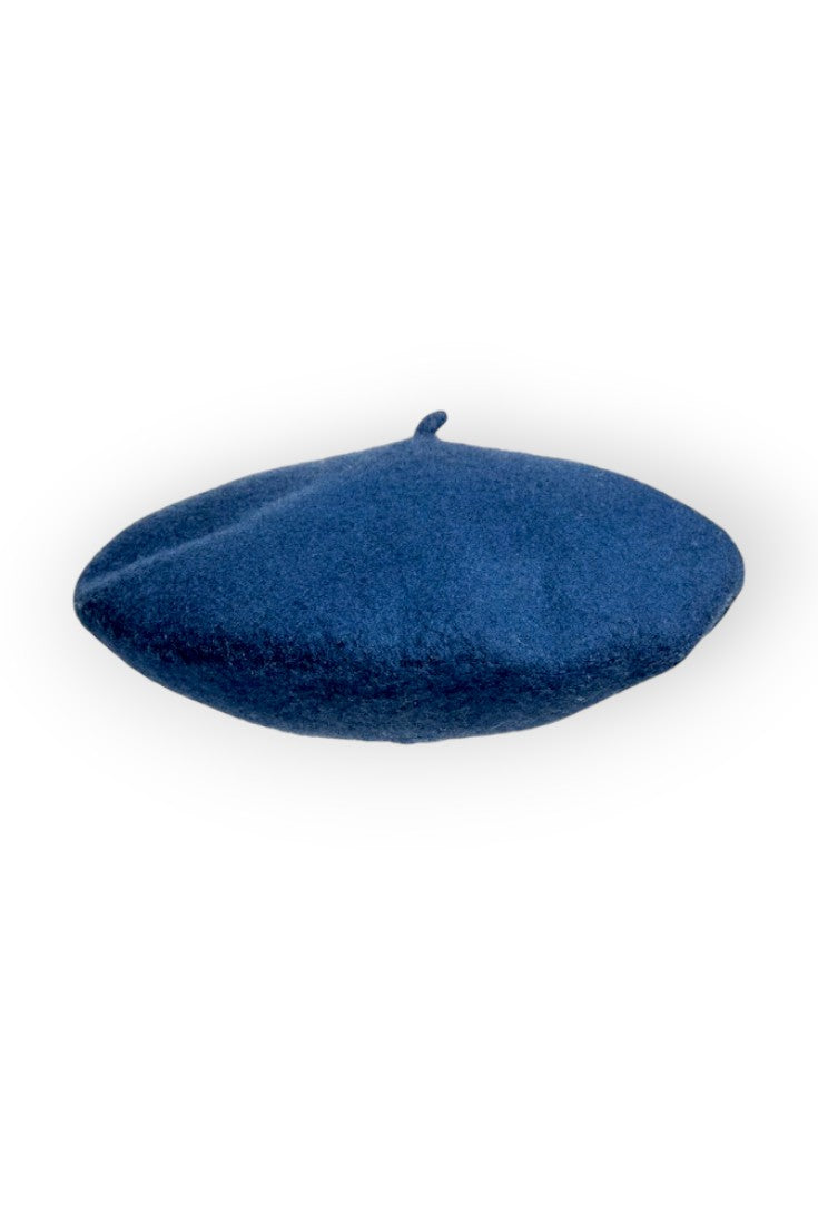 Beretă Tricotată Din Lână Cu Pompon