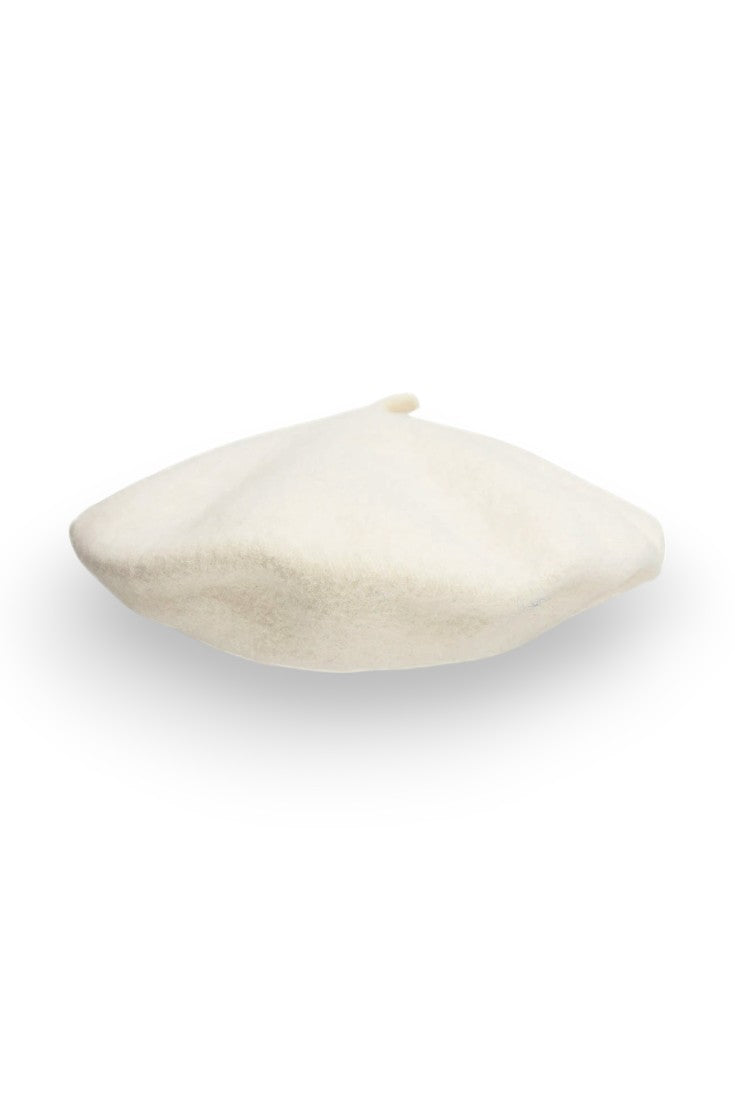Beretă Tricotată Din Lână Cu Pompon