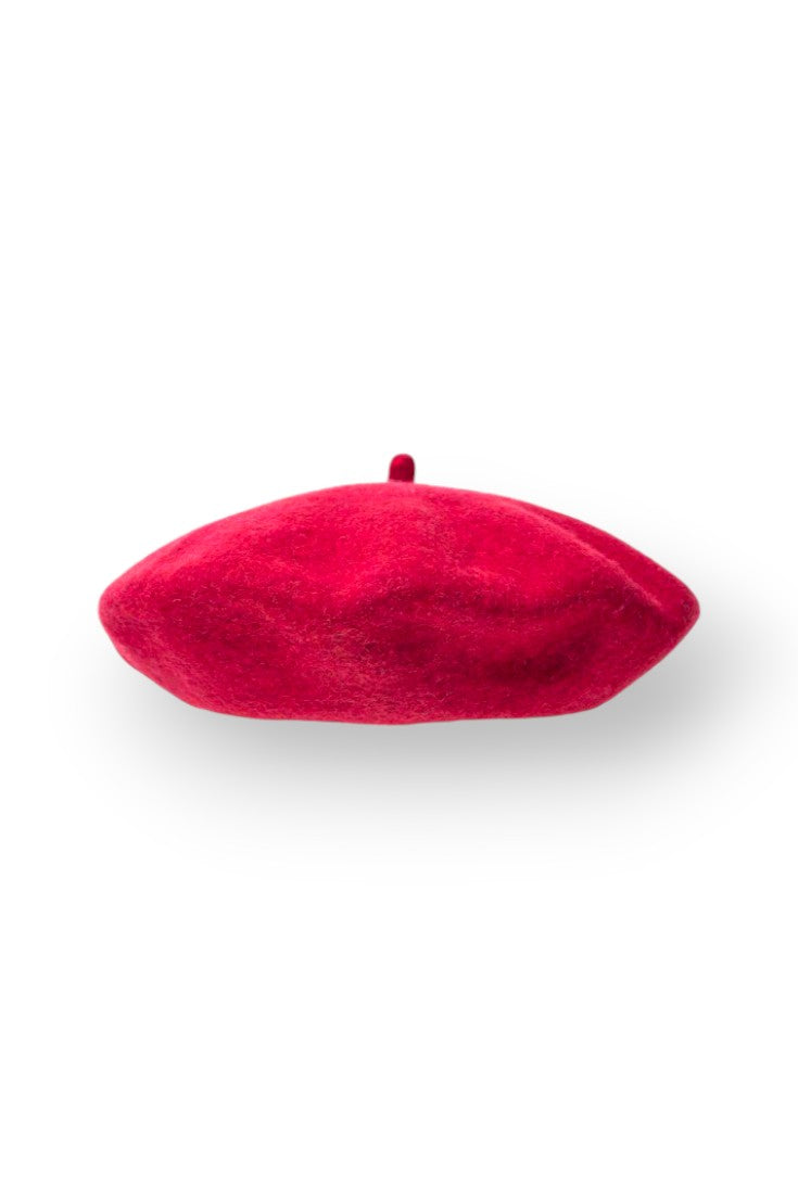 Beretă Tricotată Din Lână Cu Pompon