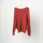 Bluză Bat Sleeve din tricot soft