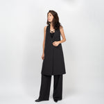 Pantaloni Drepți Din Stofă Cu Talie Înaltă – Eleganți și Confortabili