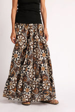 Fustă Lunga Din Bumbac Cu Imprimeu Floral