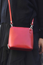 Geantă Bucket Cross Body Din Piele Naturală