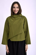 Jachetă Asimetrică Structurata din Tafta