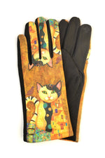 Mănuși cu picturi celebre Klimt Cat