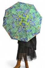 Umbrelă Vincent Van Gogh - Model Iriși, Pliabilă și Rezistentă la Vânt