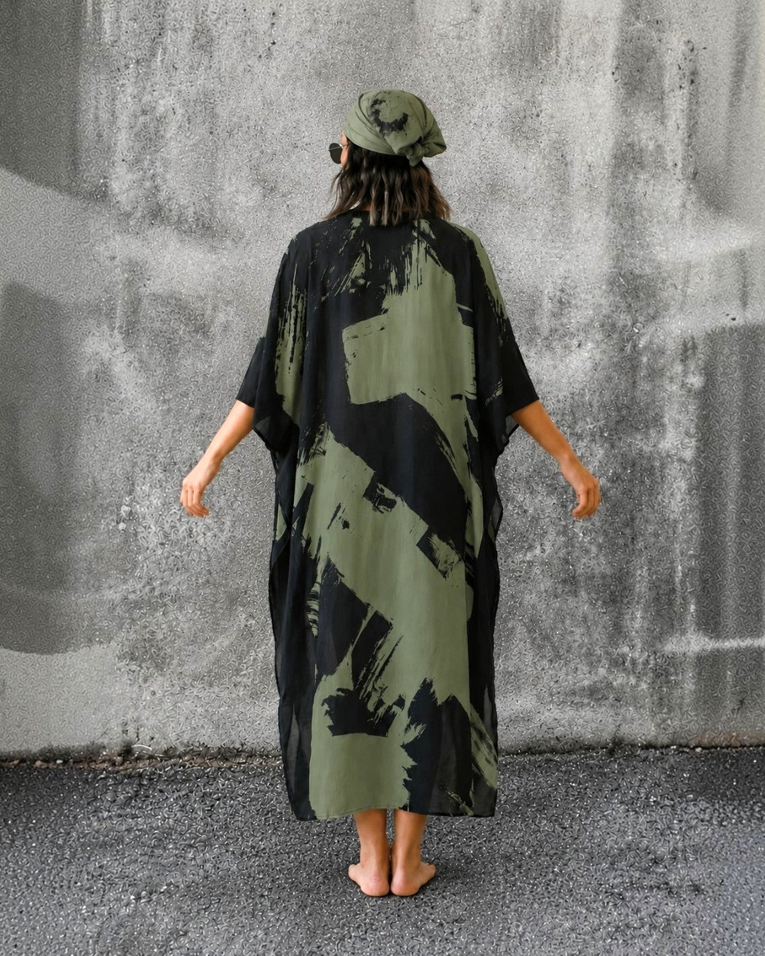 Rochie fluida anchior vedere ansamblu look boem casual vara, All Above Boutique