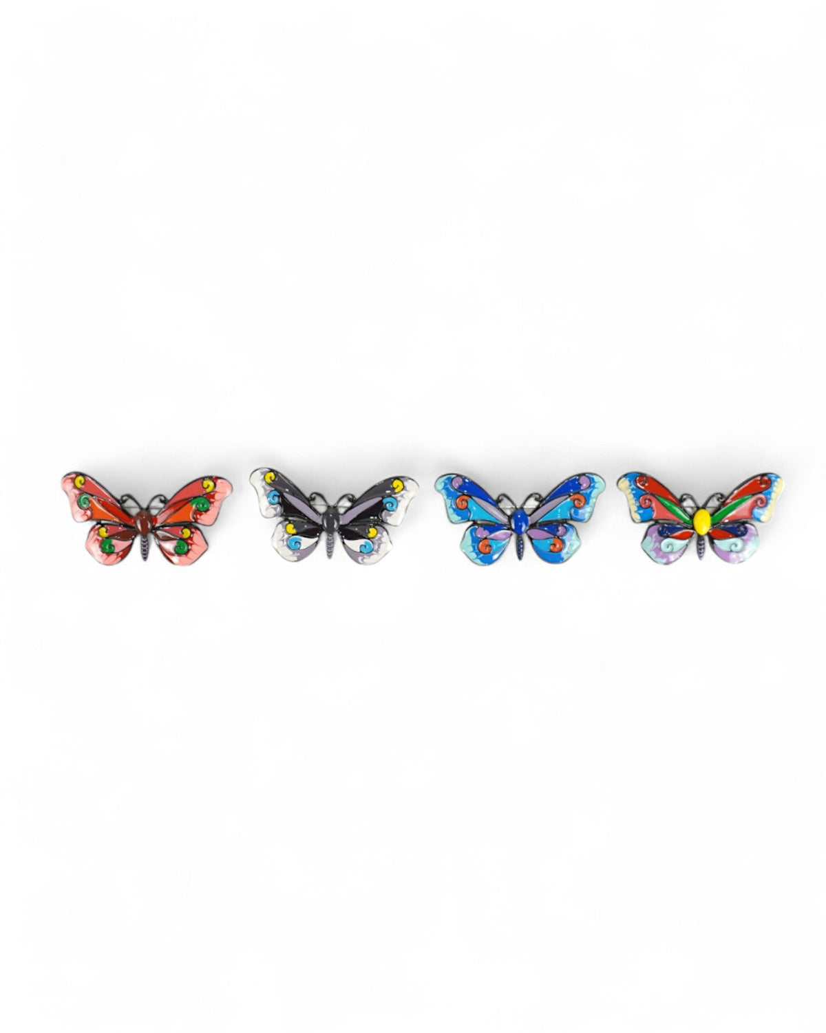  broșe fluturași multicolori, accesorii rafinate pentru orice ținută.
