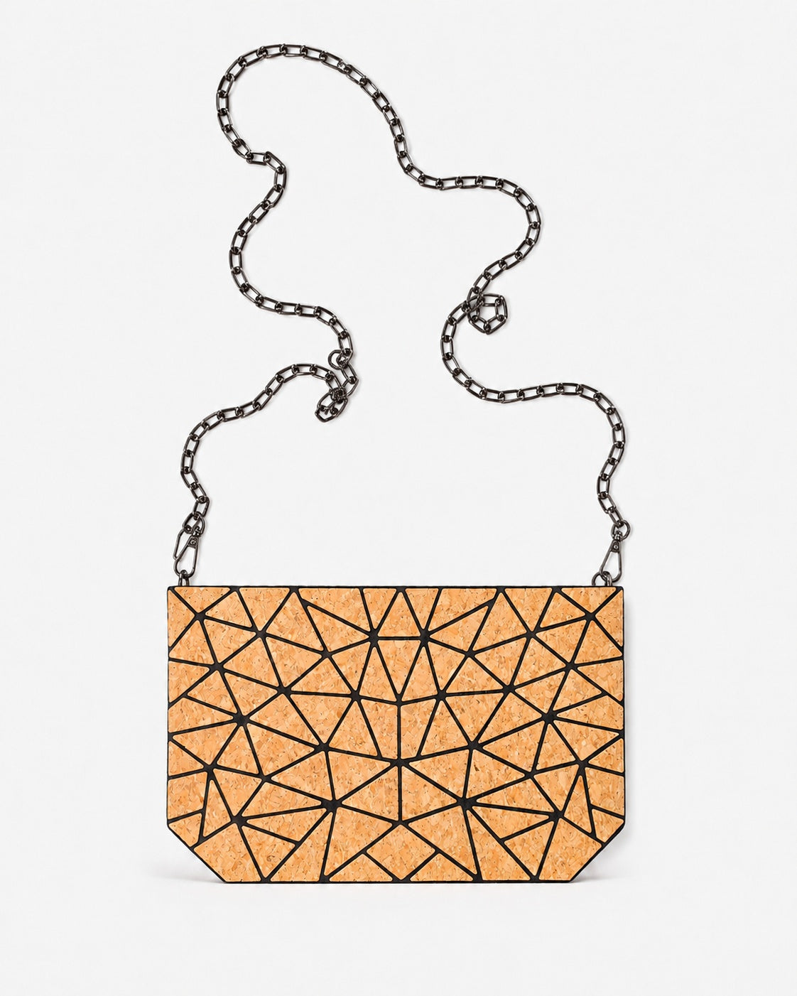 Geantă crossbody din plută, detaliu
