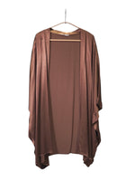 Kimono maro elegant, cu croială amplă și cădere fluidă