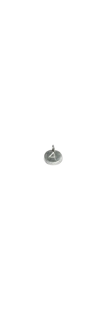 Pandant Handmade din Aluminiu Reciclat, Personalizat cu Literă