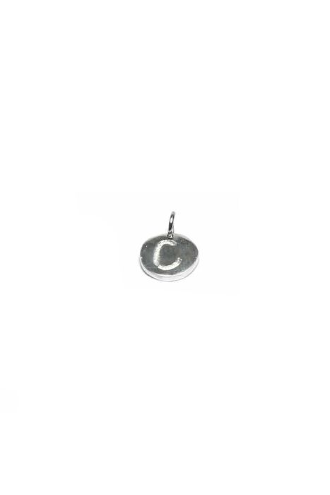 Pandant Handmade din Aluminiu Reciclat, Personalizat cu Literă