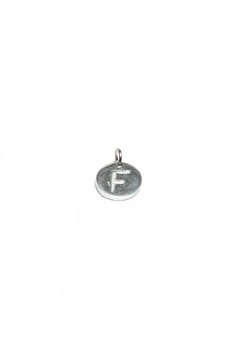 Pandant Handmade din Aluminiu Reciclat, Personalizat cu Literă