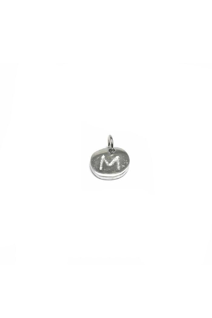 Pandant Handmade din Aluminiu Reciclat, Personalizat cu Literă