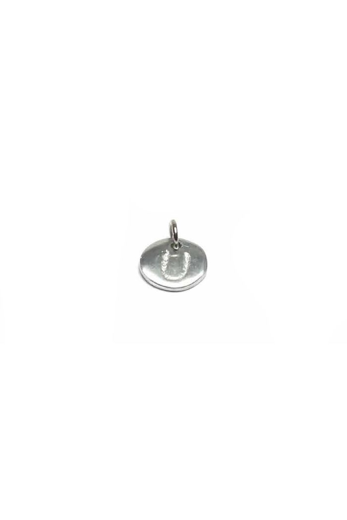 Pandant Handmade din Aluminiu Reciclat, Personalizat cu Literă