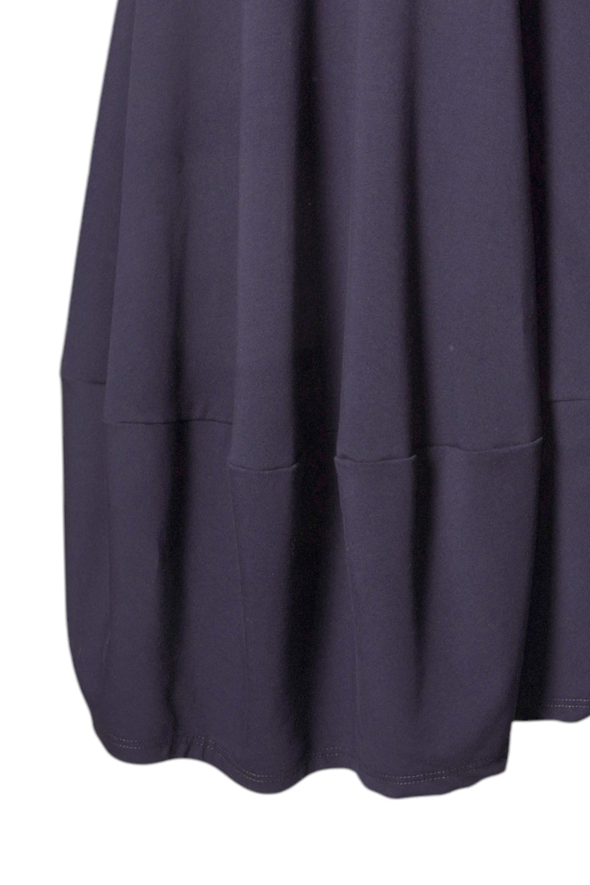 Rochie midi balon cu mânecă lungă și floare imprimată, în nuanța bleumarin, detaliu, All Above Boutique
