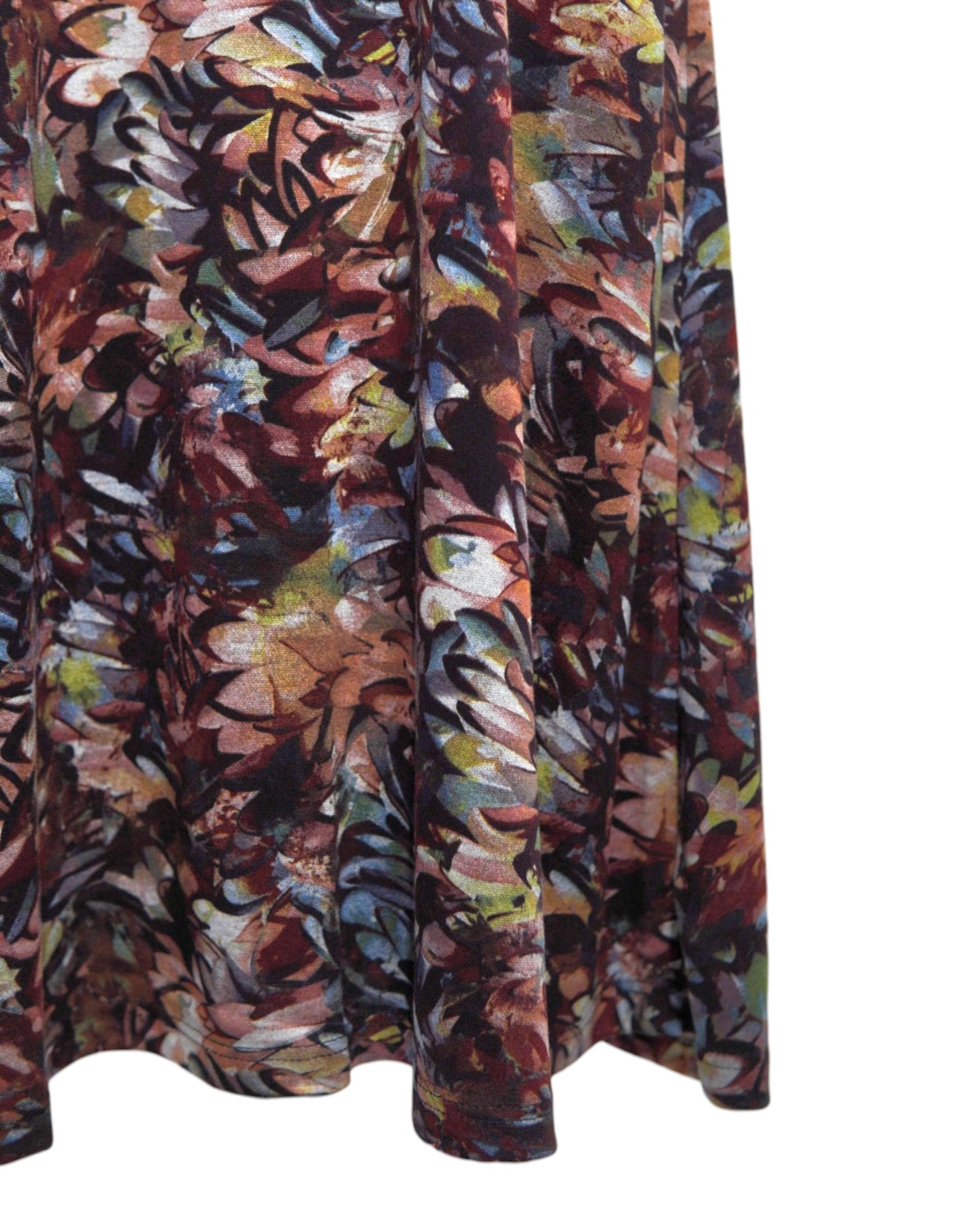 Rochie Evazată cu Imprimeu Colorat