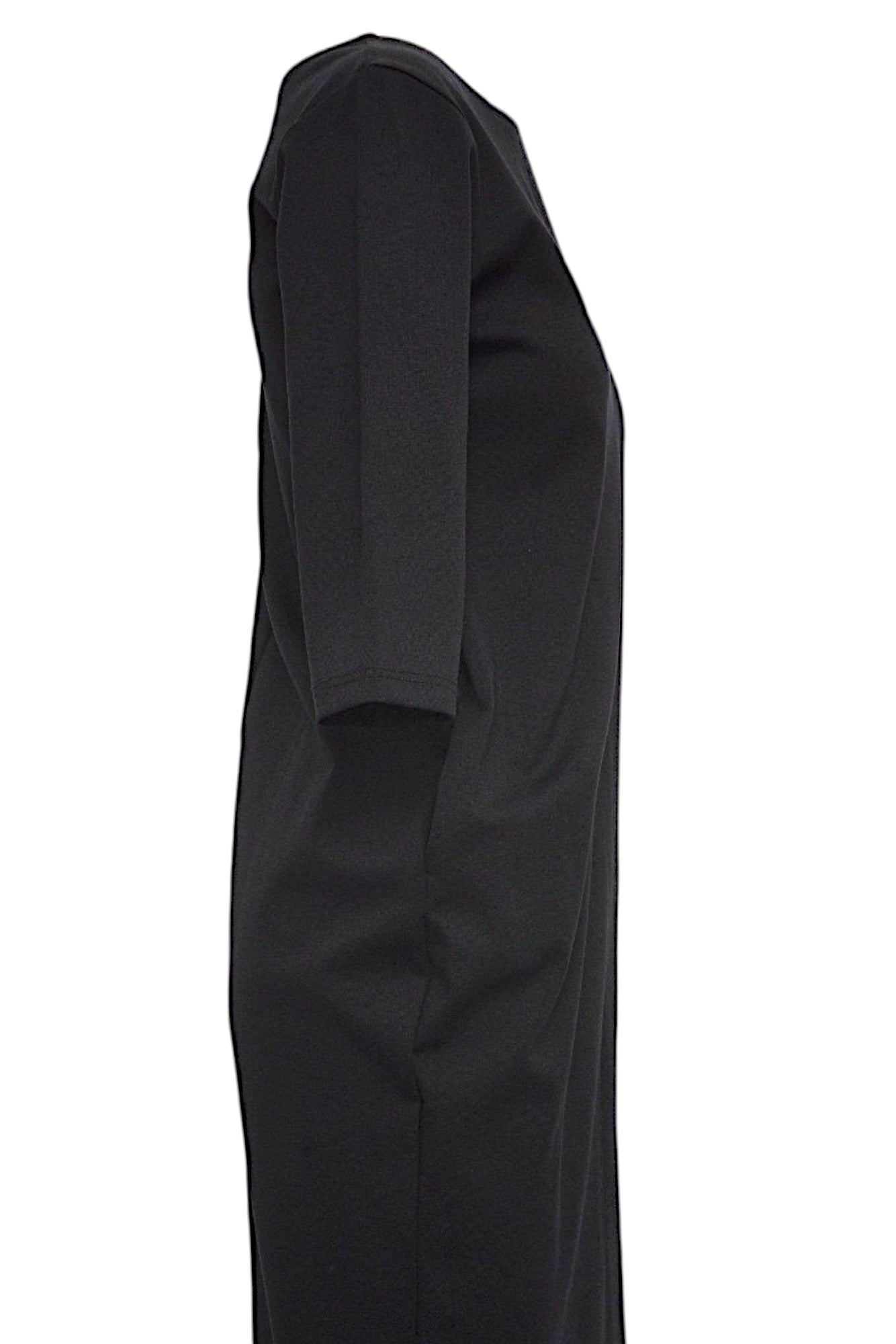 Rochie Midi Tip Creion Cu Buzunare Laterale, Mâneci 3/4