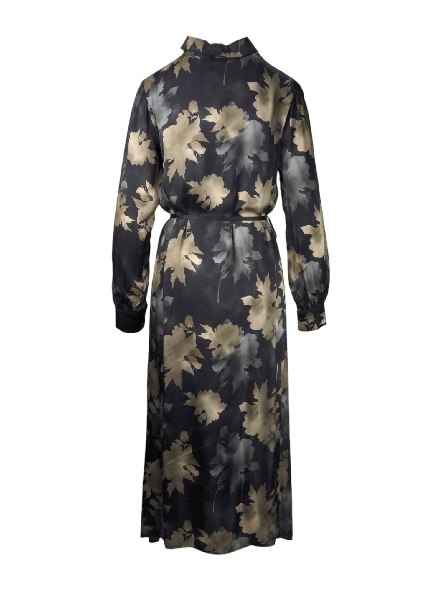 Rochie Satinată Tip Cămașă