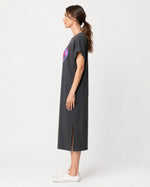 Rochie din tricot cu inimă curcubeu, profil