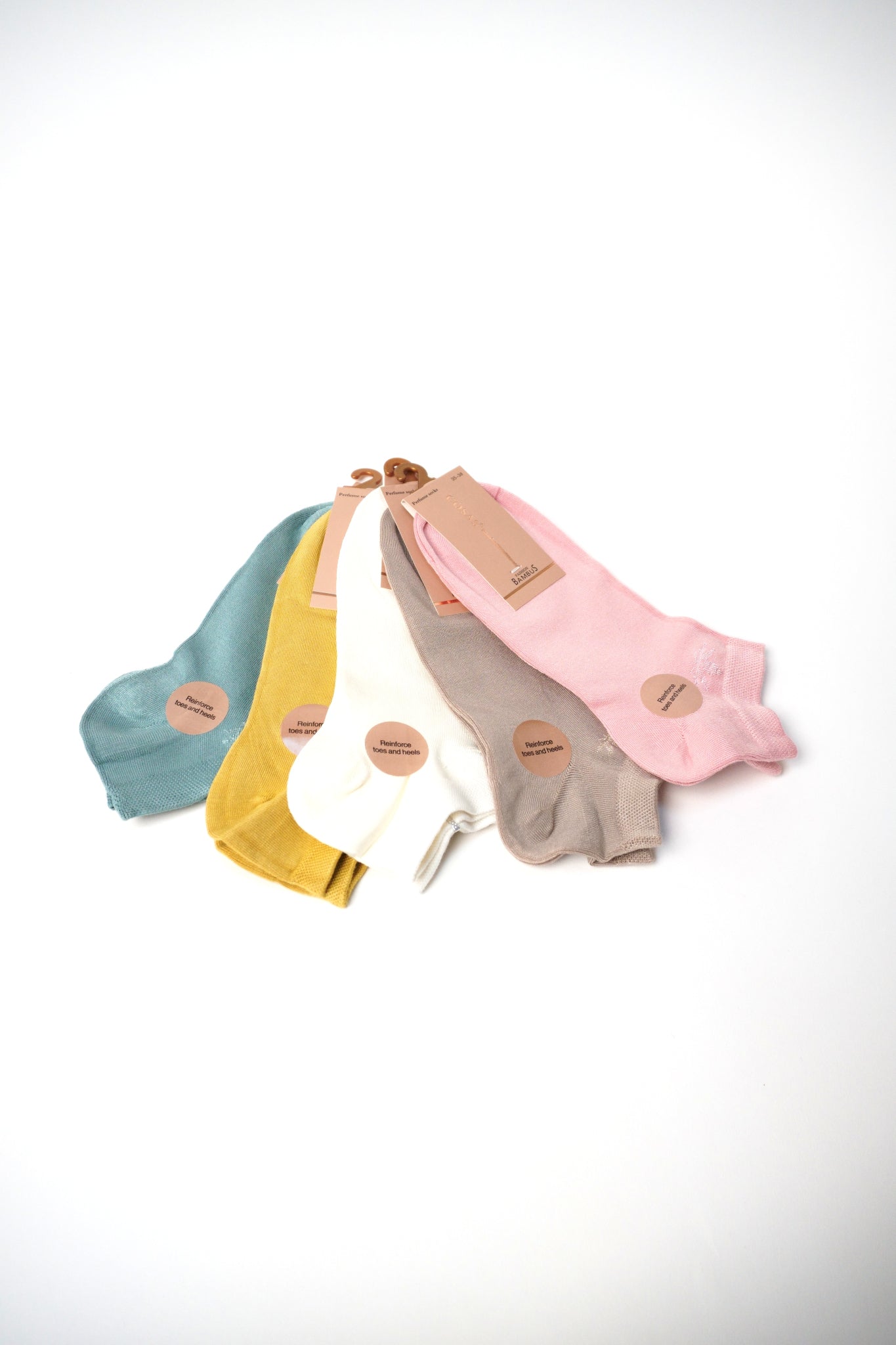 Set de șosete colorate din bumbac cu spandex, mărimea 35-38