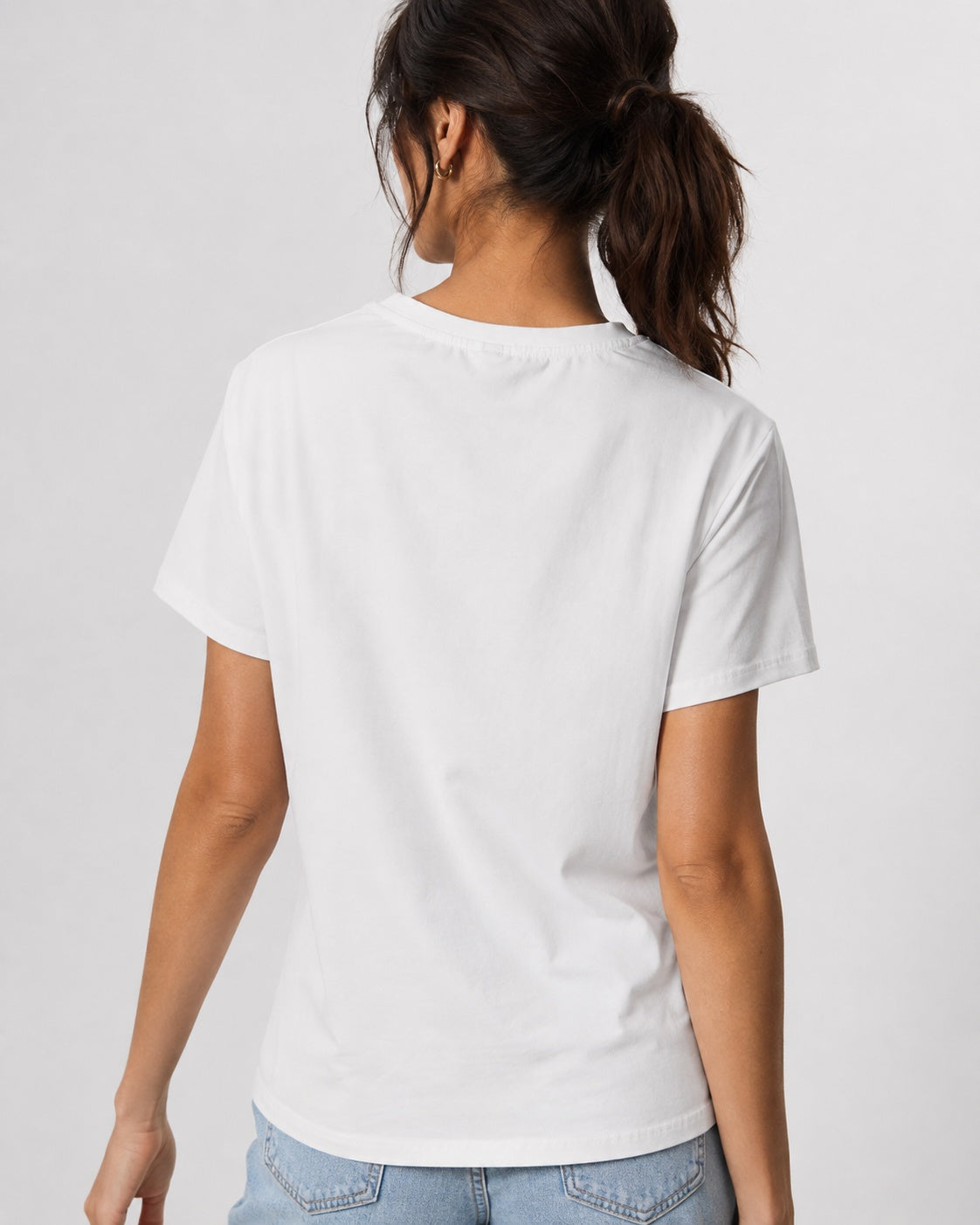 Tricou din bumbac cu imprimeu Snoopy, vedere din spate
