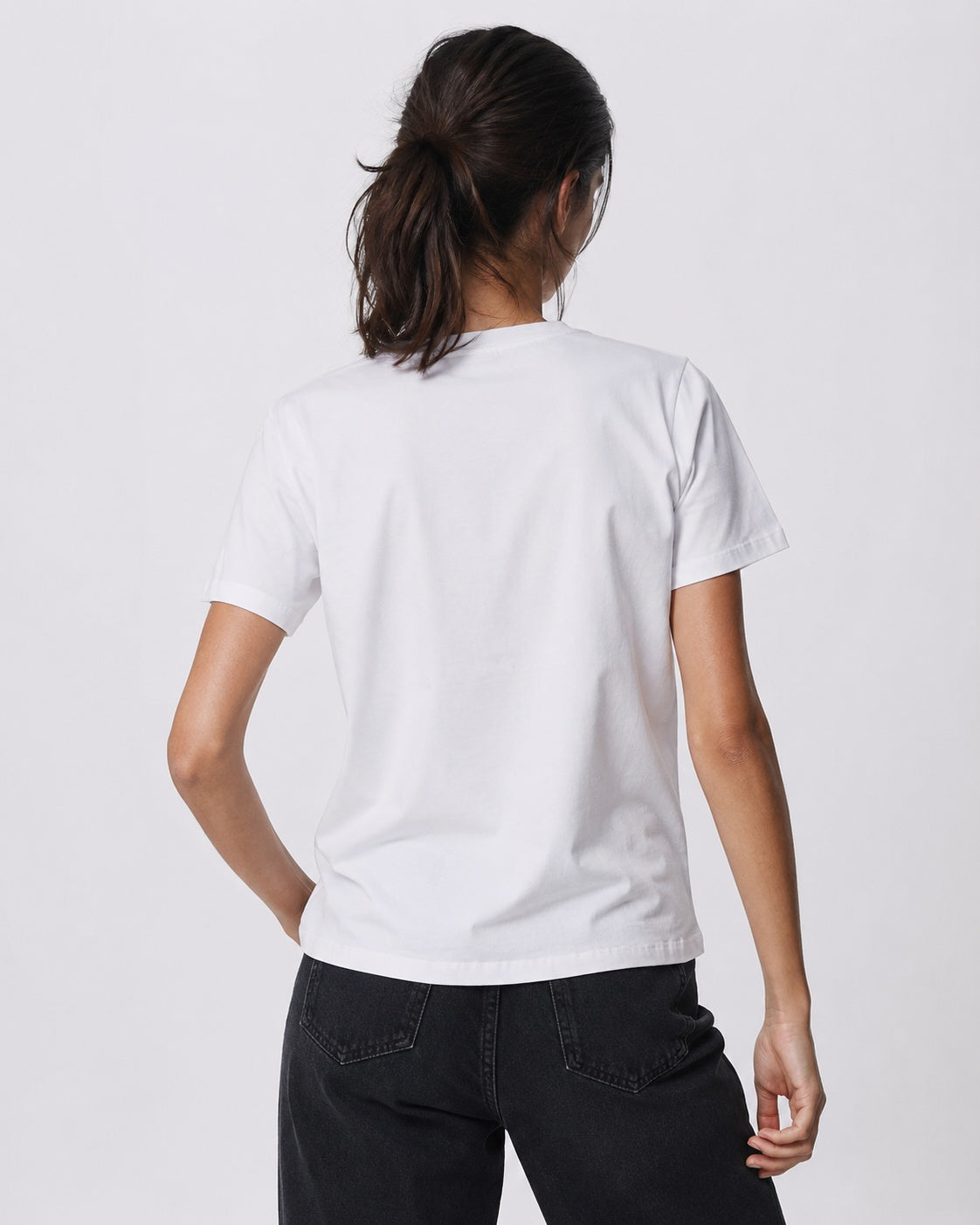 Tricou din bumbac cu imprimeu Summer Vibes, vedere din spate