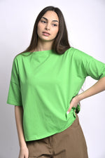 Tricou damă lejer verde