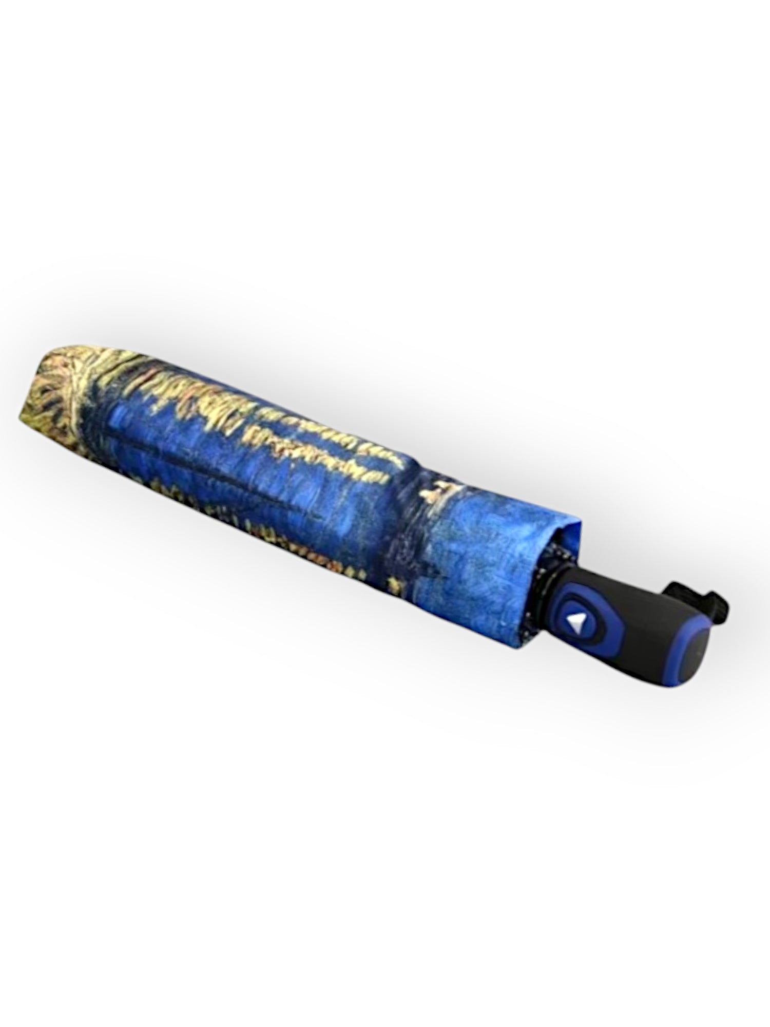 Umbrelă cu structură anti-vânt și spițe rezistente, inspirată din arta lui Vincent van Gogh.