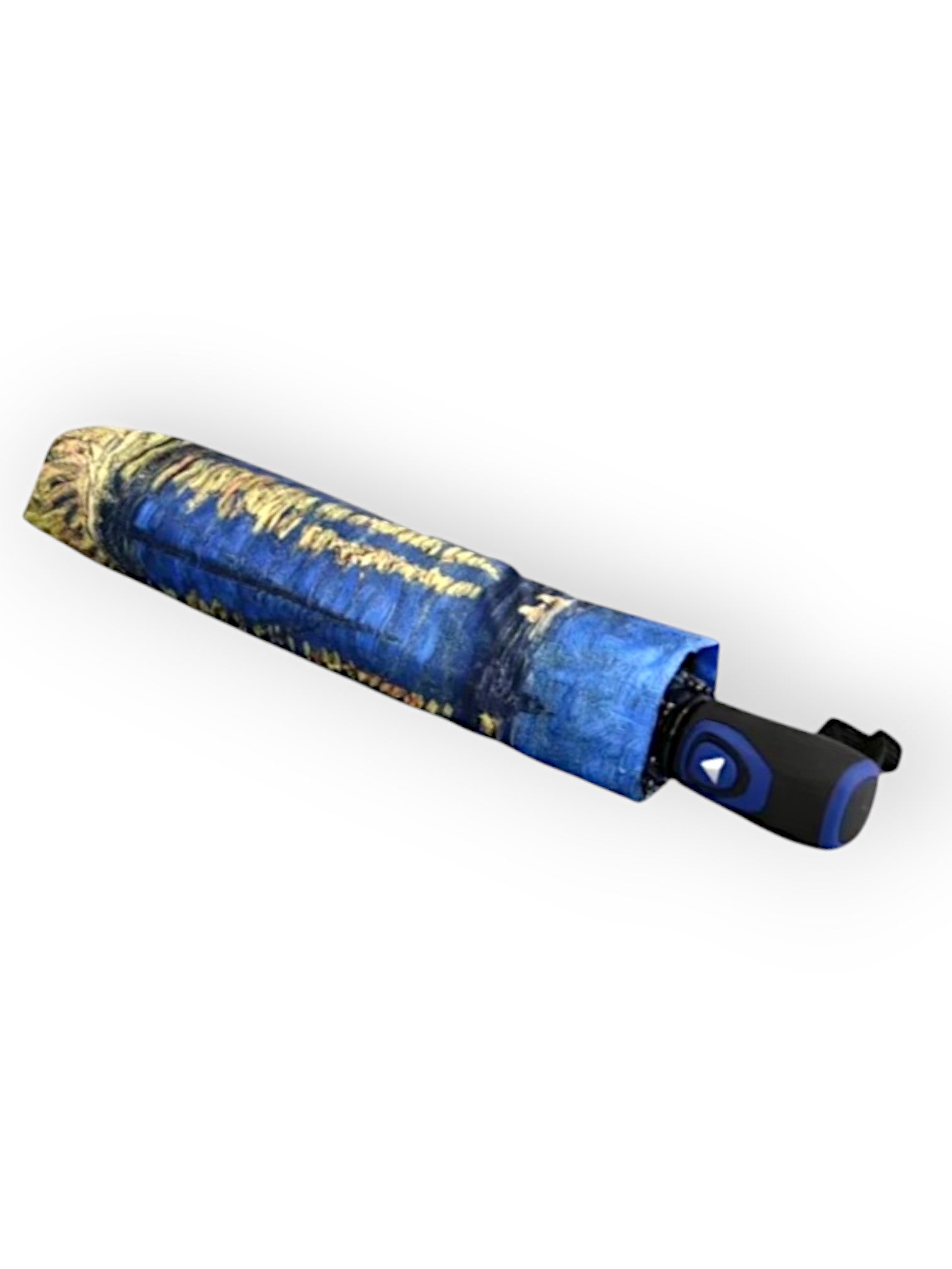 Umbrelă cu structură anti-vânt și spițe rezistente, inspirată din arta lui Vincent van Gogh.