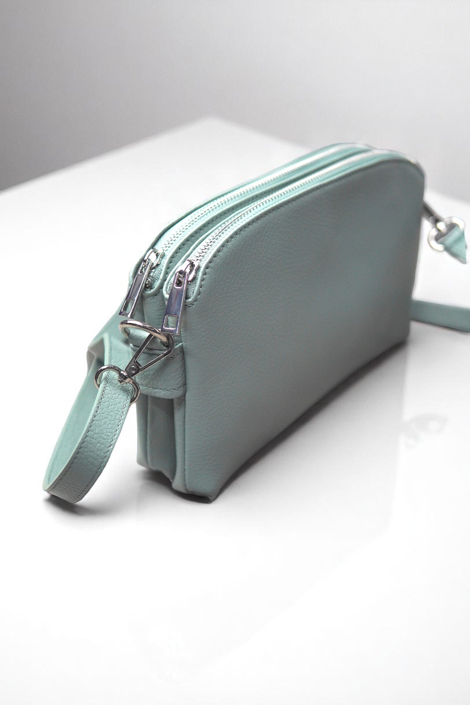 Geantă Plic Crossbody Din Piele Naturală