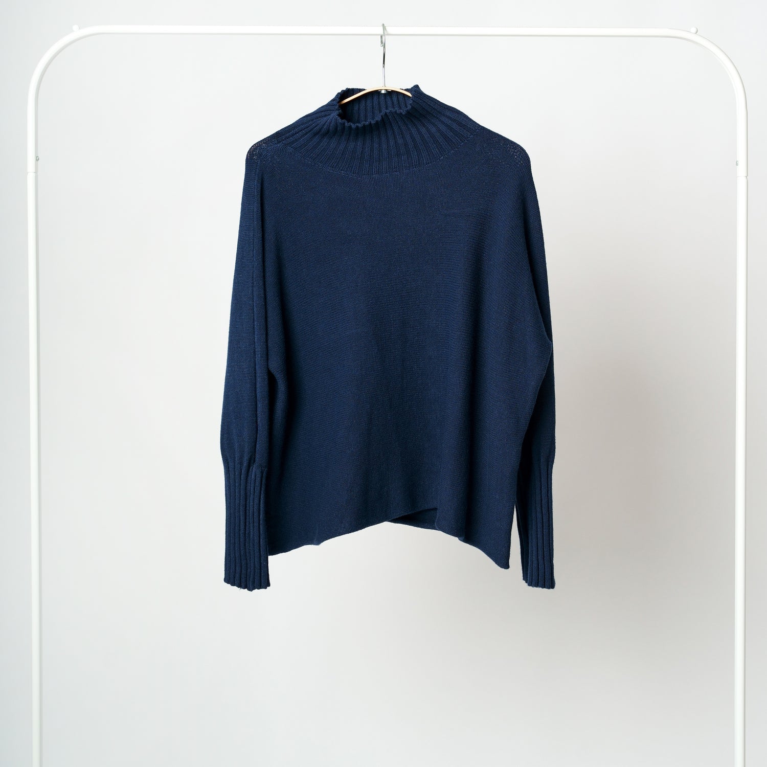 Pulover din Tricot Soft cu Guler Turtle Neck
