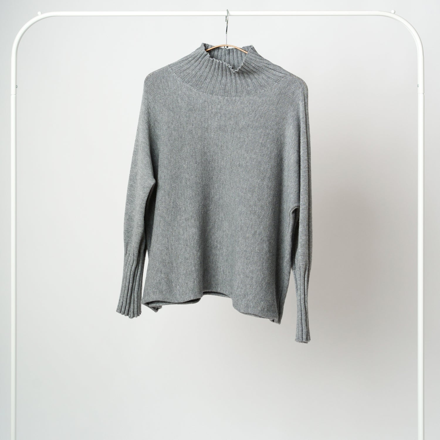 Pulover din Tricot Soft cu Guler Turtle Neck