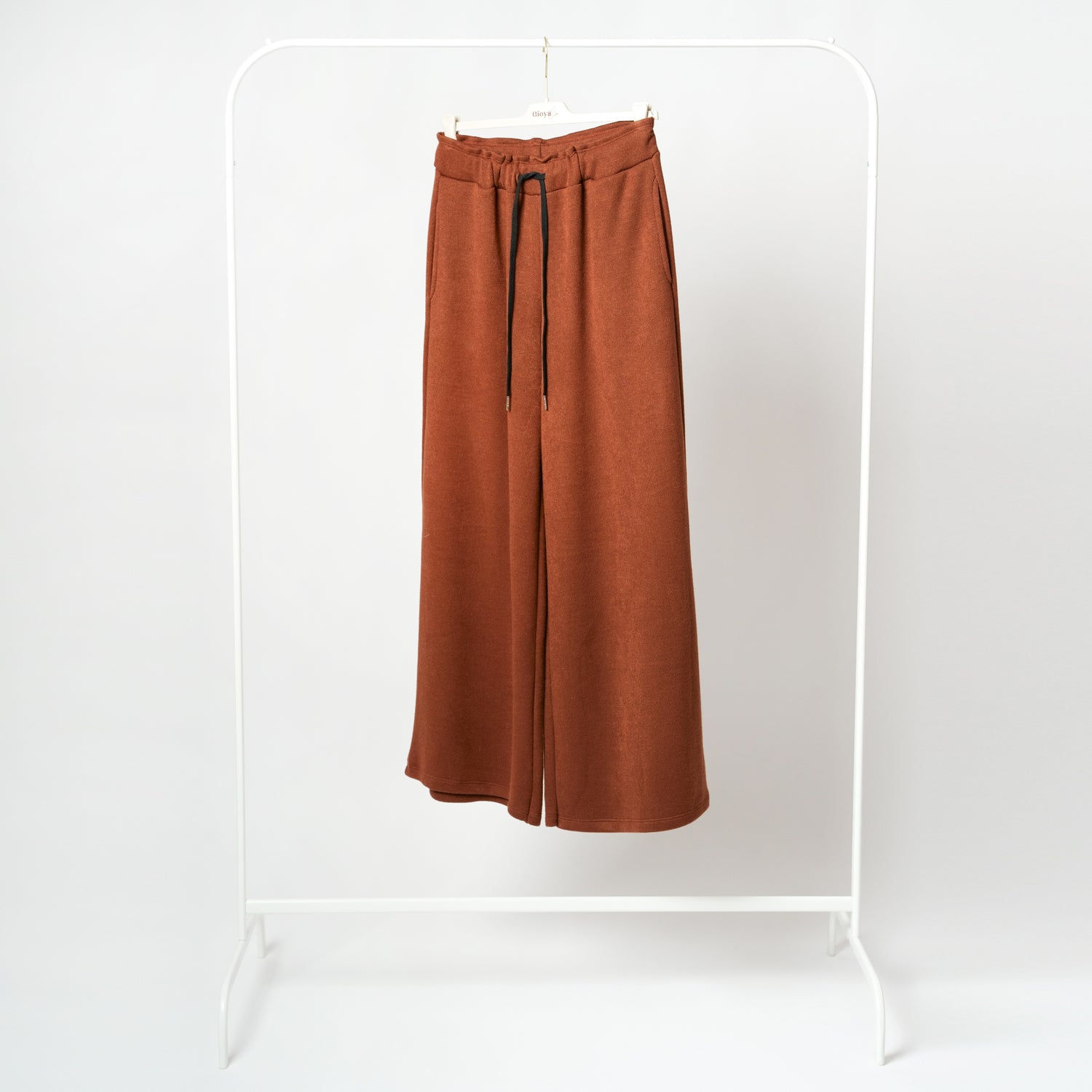 Pantaloni Soft Wide Leg Din Tricot Moale