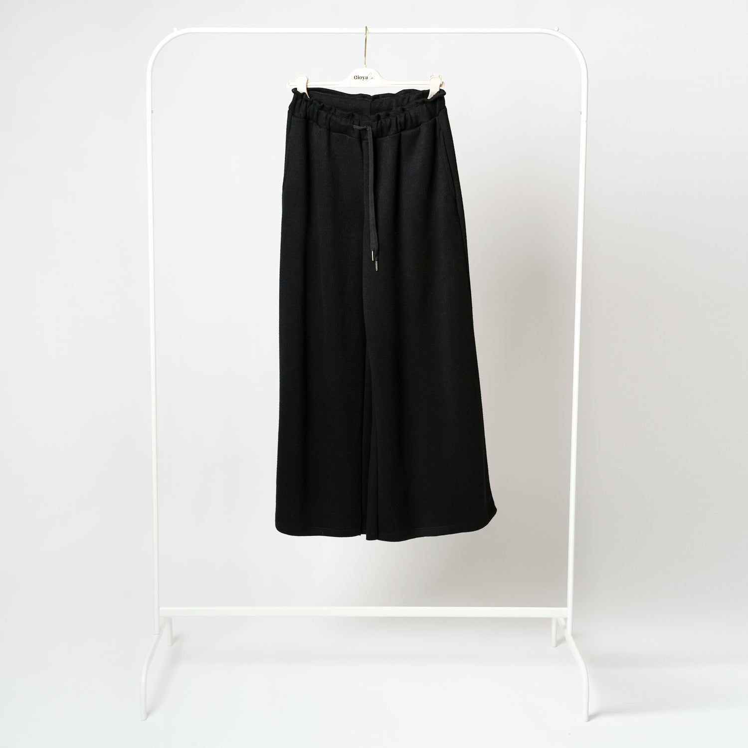 Pantaloni Soft Wide Leg Din Tricot Moale