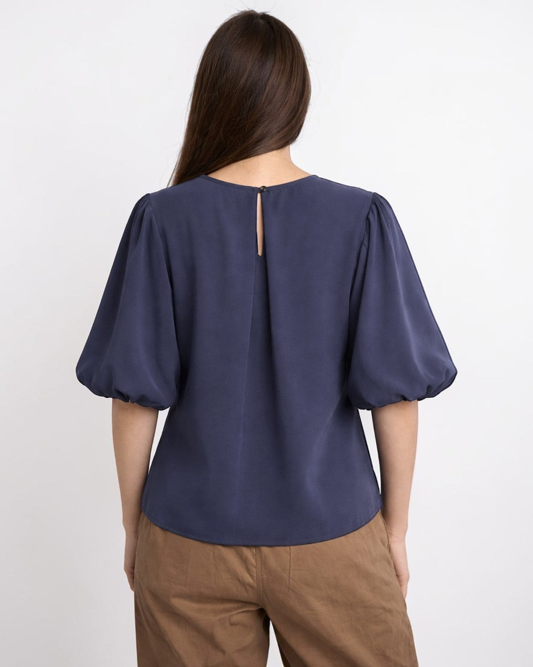 Bluză Cu Mânecă 3/4 Bufantă – Bluză Damă Elegantă Casual