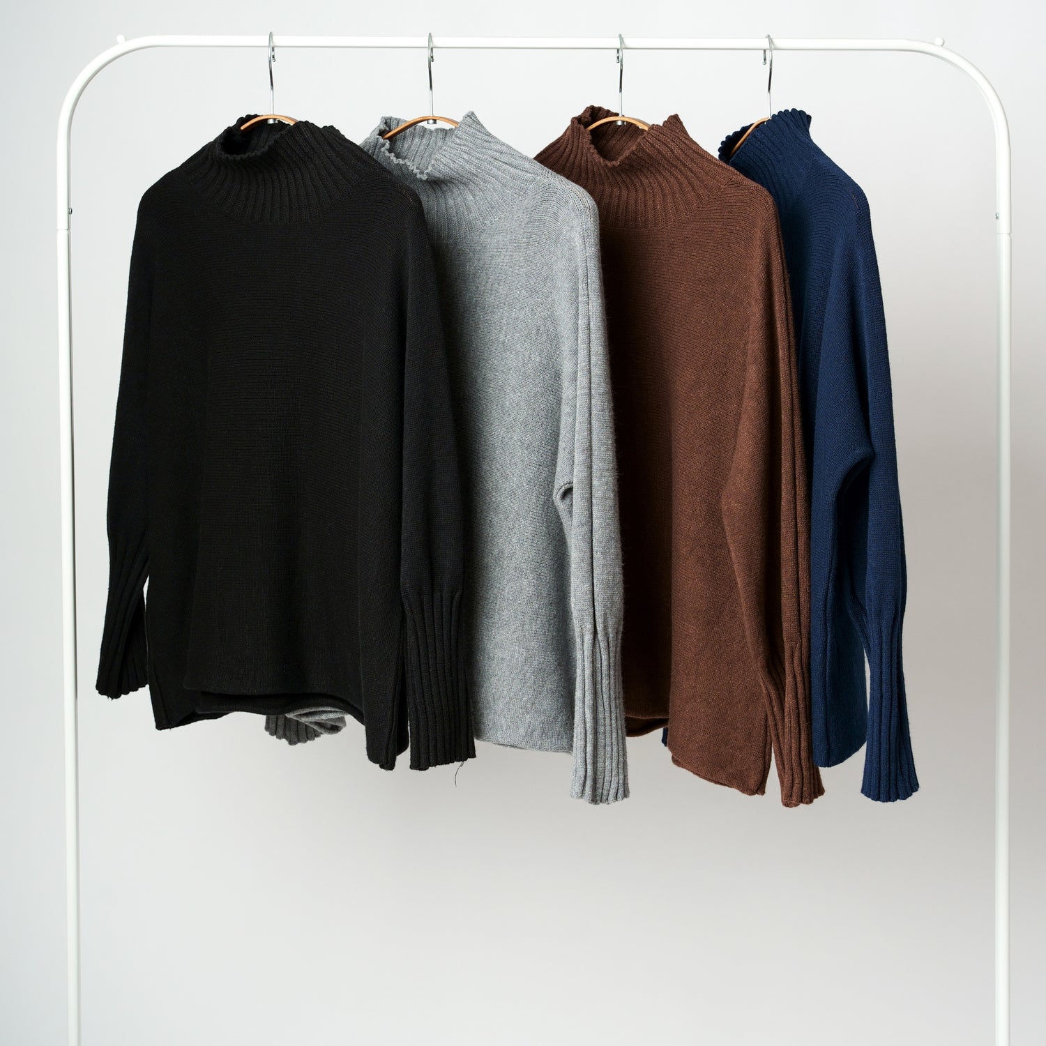 Pulover din Tricot Soft cu Guler Turtle Neck