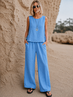 Detaliu snururi ajustabile pe talie compleu in boem All Above Boutique