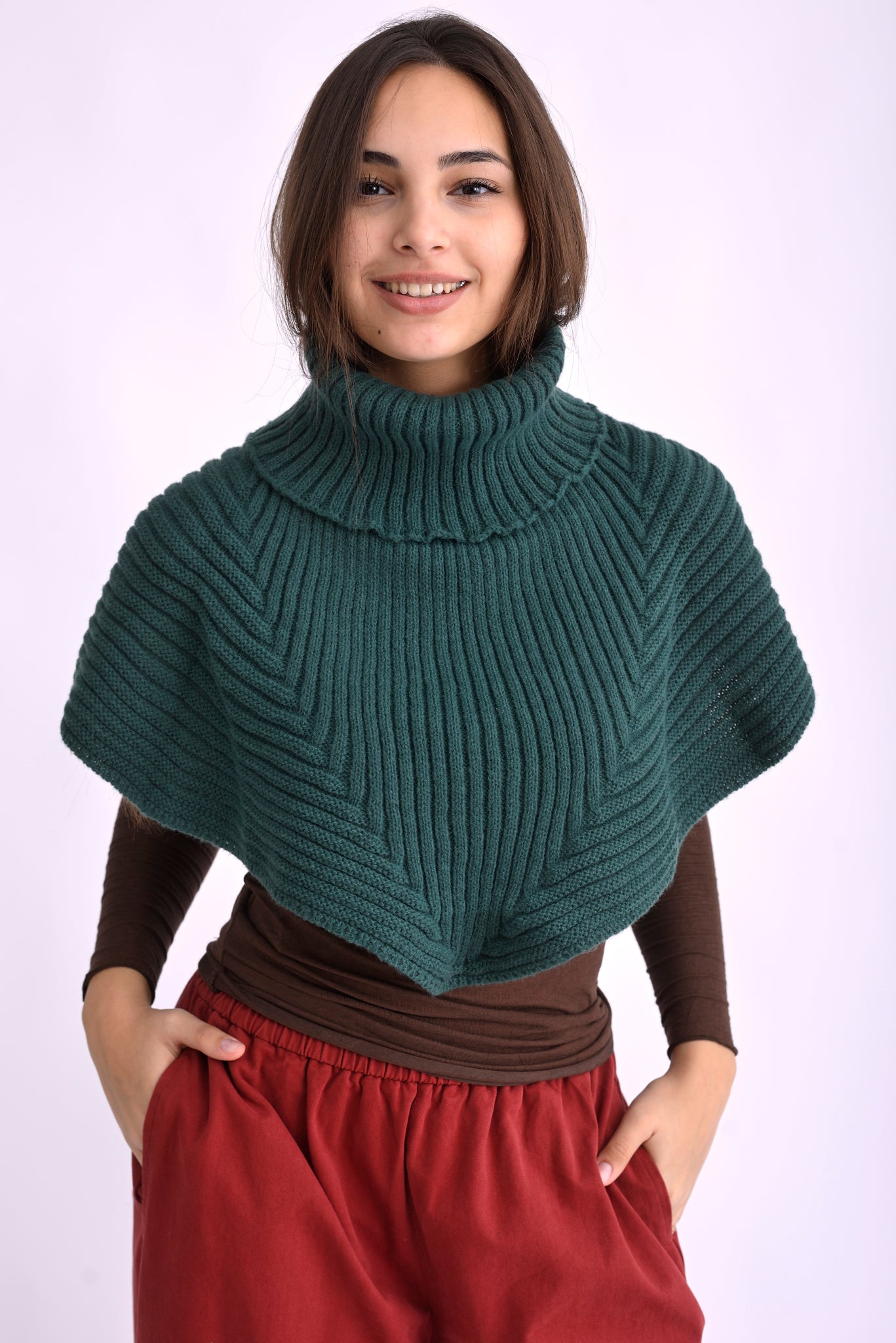 Fular Tip Guler Tricotat