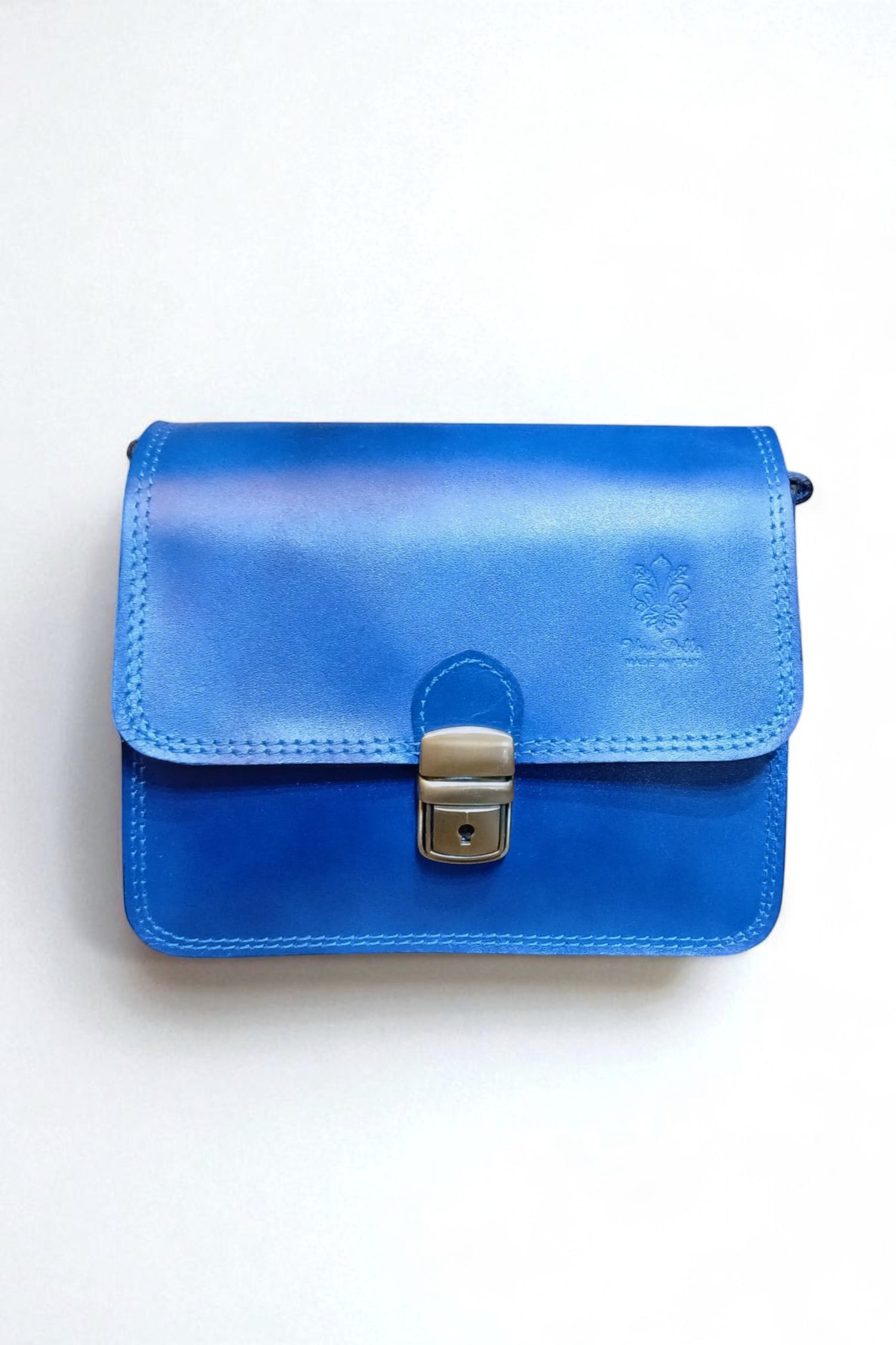 Geantă Crossbody Din Piele Naturală Cu Clips – Model Bucket