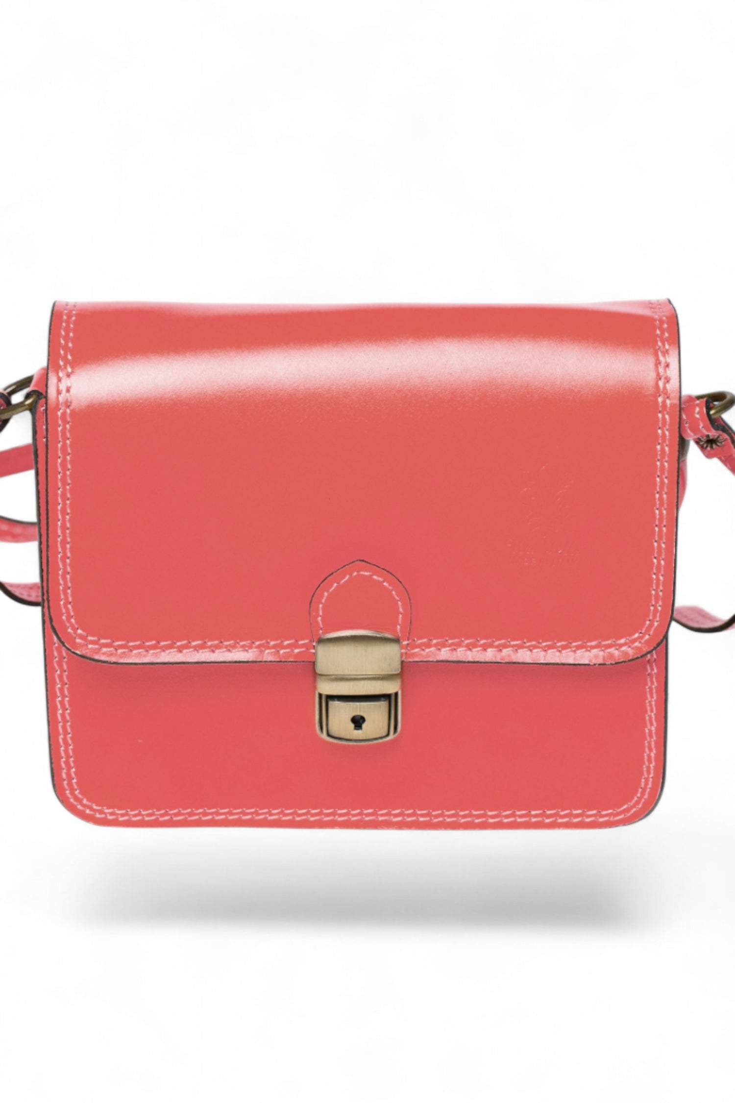 Geantă Crossbody Din Piele Naturală Cu Clips – Model Bucket
