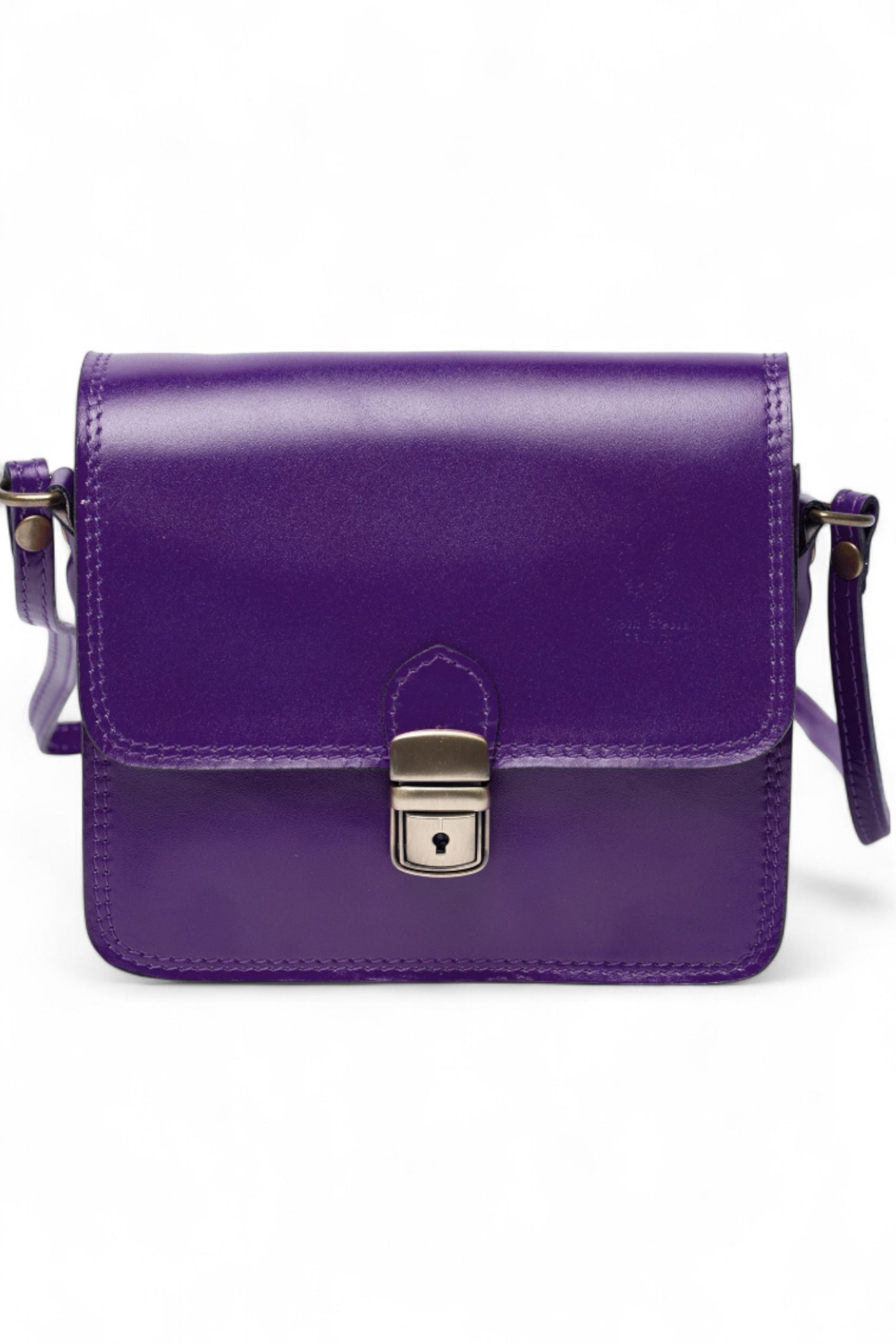 Geantă Crossbody Din Piele Naturală Cu Clips – Model Bucket