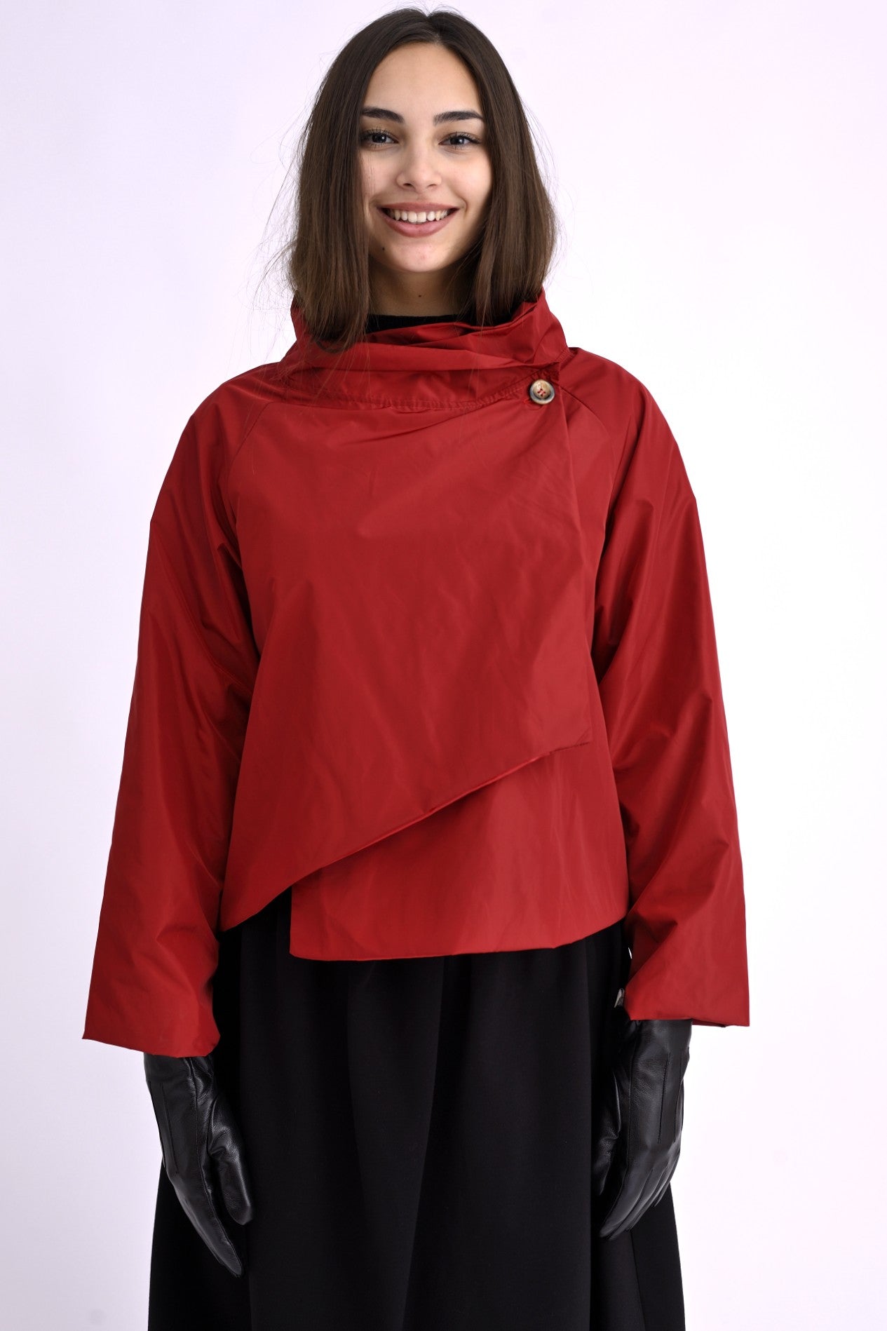 Jachetă Asimetrică Structurata din Tafta