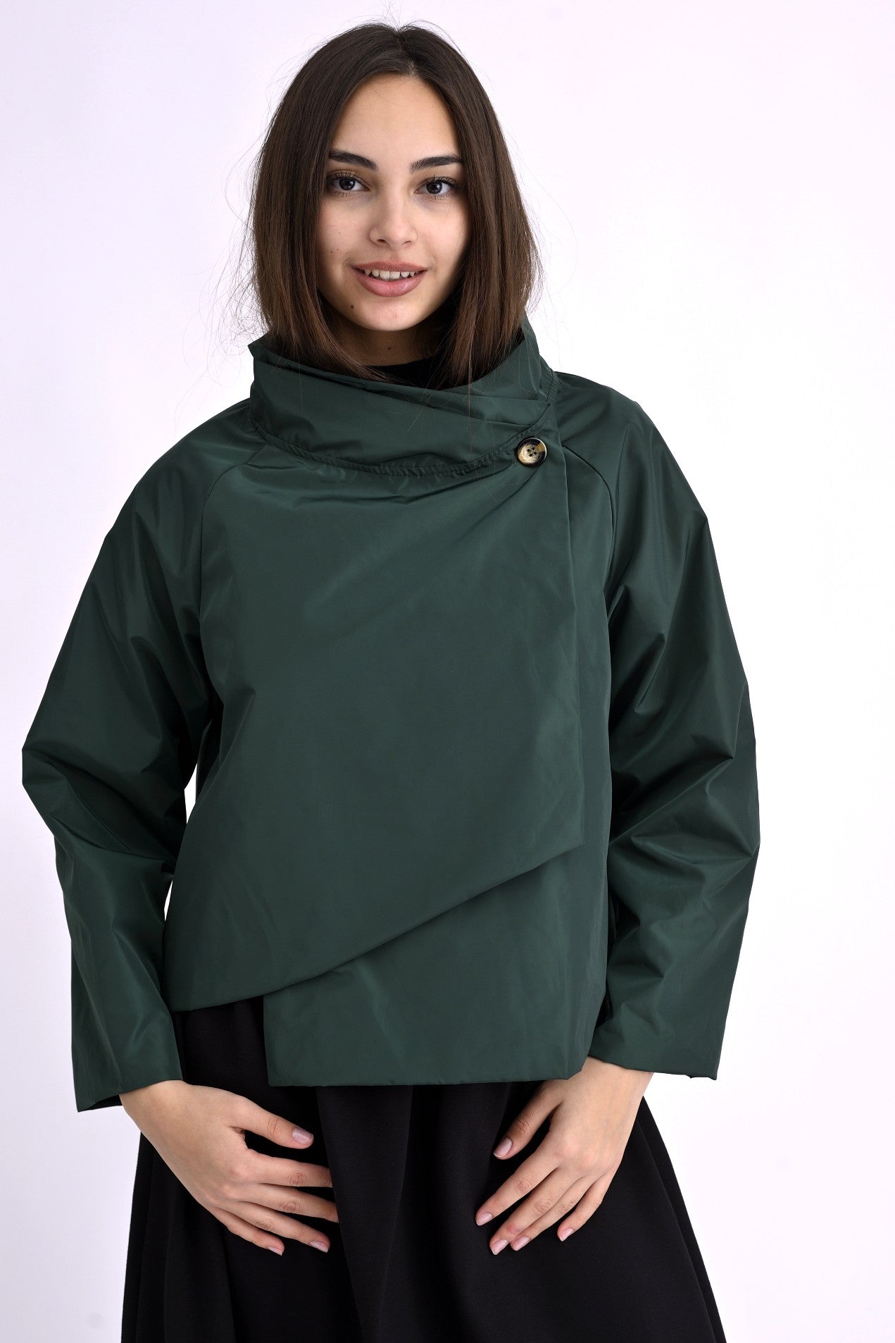 Jachetă Asimetrică Structurata din Tafta