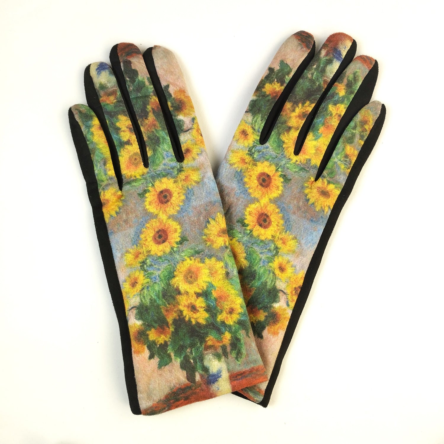 Mănuși Cu Picturi Celebre - Sunflowers - Touchscreen